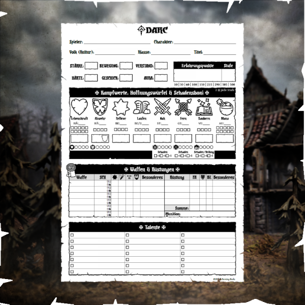 DARC Charakterbogen